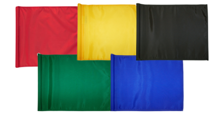 drapeau de parcours golf